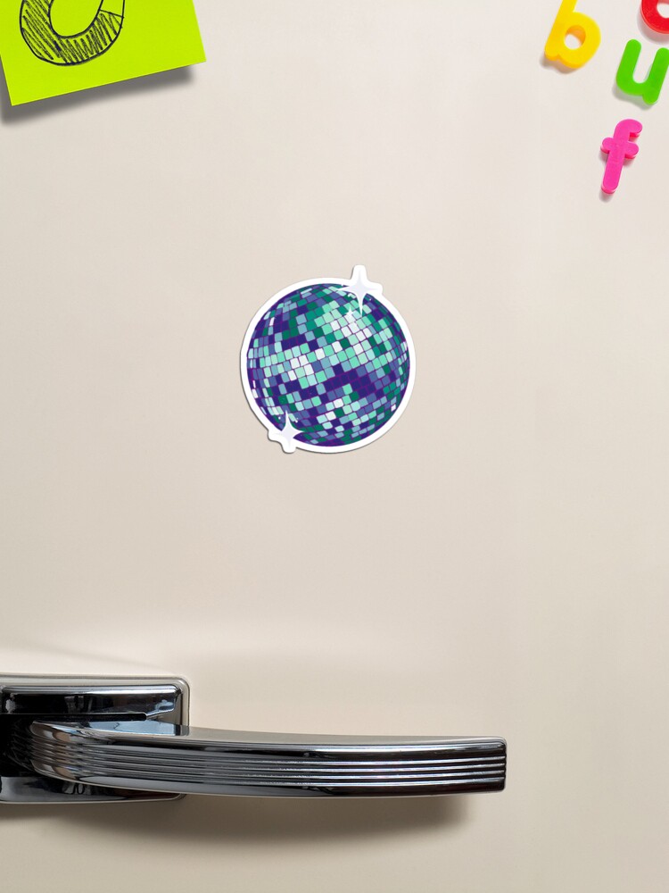 Galaxy Vibes Disco Ball Sticker for Sale by ViridianityArt