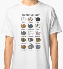 Camiseta clásica Los tipos de pan de gato
