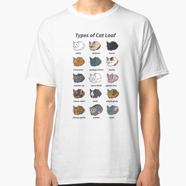 The Types of Cat Loaf Classic T-Shirt