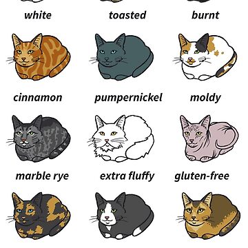 Vorschaubild zum Design Die Arten von Katzenbrot von usclaireforce