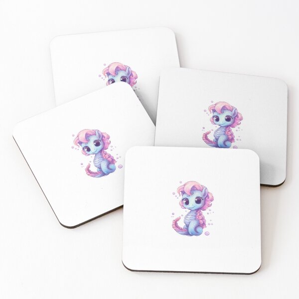 Item preview, pastel, kawaii, fantastical seahorse designed and sold by OLX4VA.