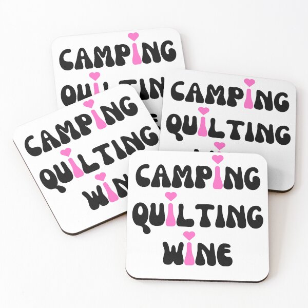 Item preview, I LOVE Camping, Quilting, Wine designed and sold by NorthernSnappy.