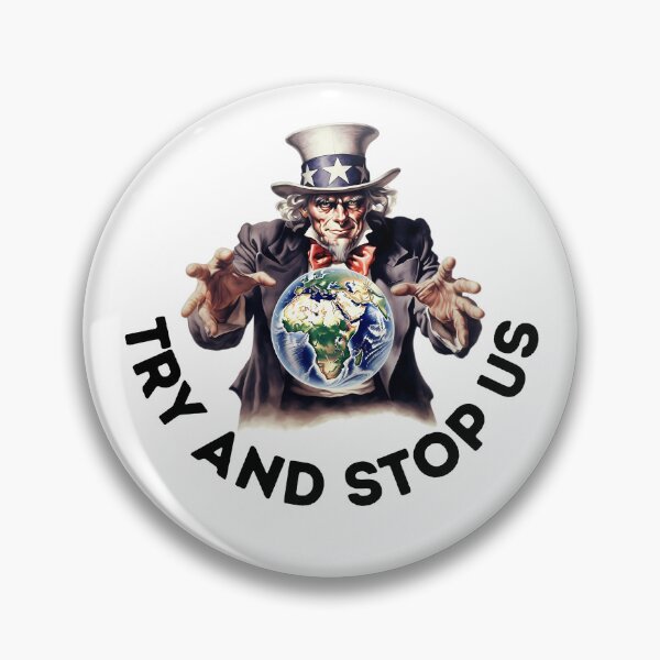 Item preview, Funny July 4th World Domination Uncle Sam Power Grab designed and sold by SweetWhiskers.