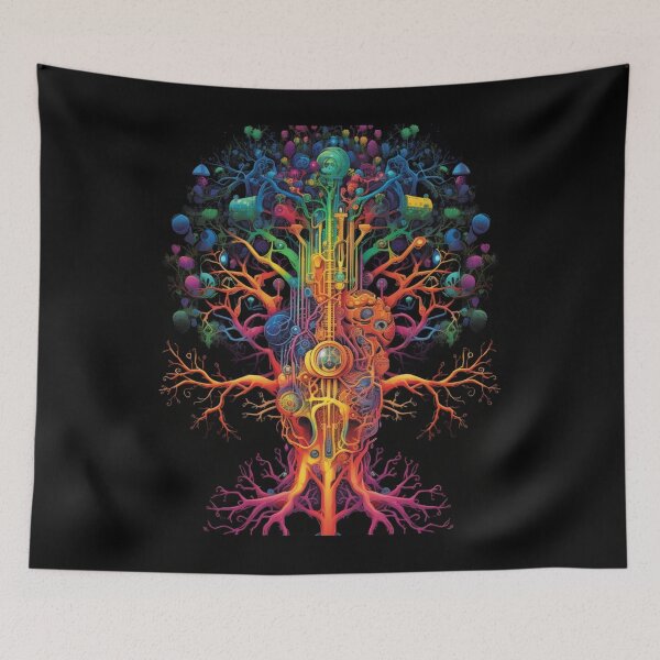 Item preview, Cybernetic Canopy: Mechanical Tree T-Shirt designed and sold by JLCableStudio.