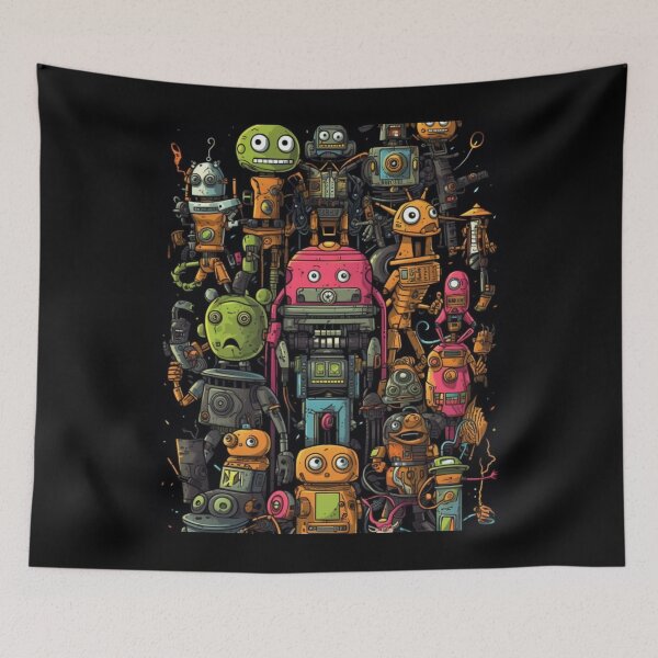 Item preview, Mechanical March: The Evolution of Robots T-Shirt designed and sold by JLCableStudio.