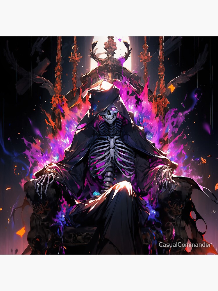 Thumbnail 3 of 3, Pin, Flames of Dominance: The Necromancer's Reign designed and sold by CasualCommander.