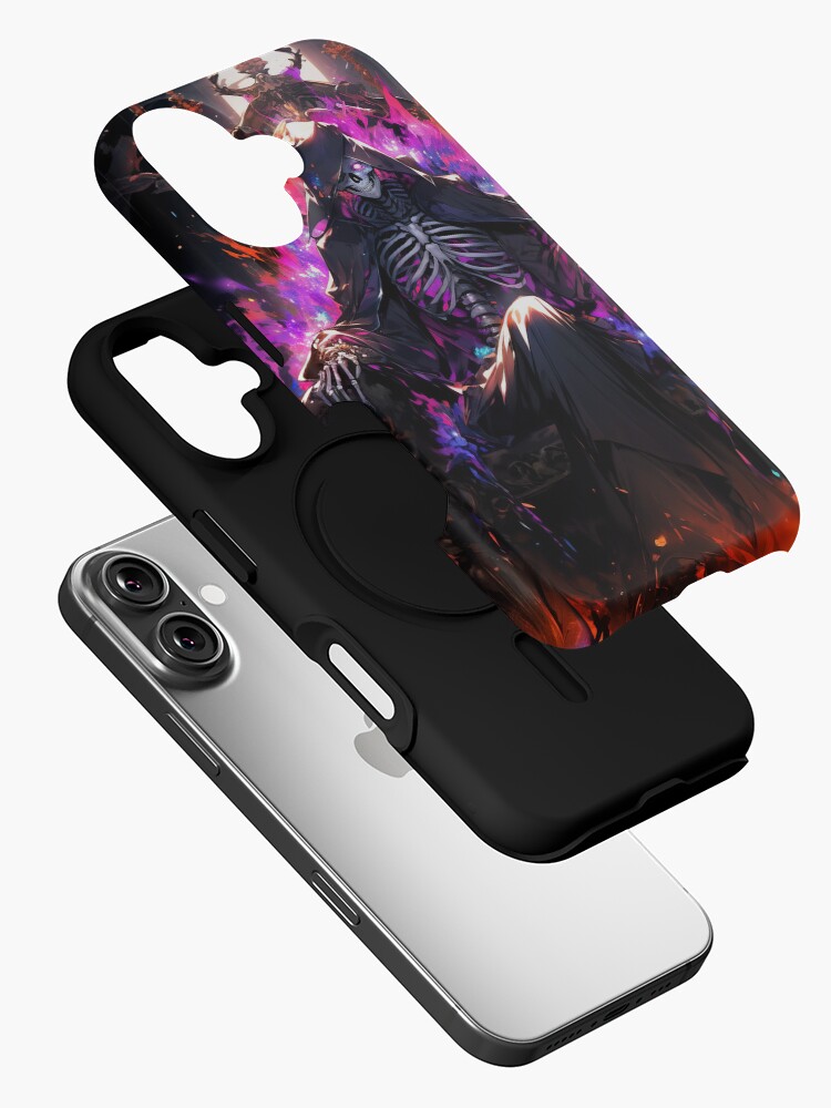 Thumbnail 2 of 4, iPhone Case, Flames of Dominance: The Necromancer's Reign designed and sold by CasualCommander.