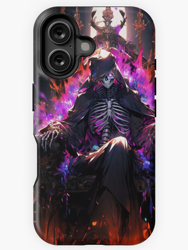 Thumbnail 1 of 4, iPhone Case, Flames of Dominance: The Necromancer's Reign designed and sold by CasualCommander.
