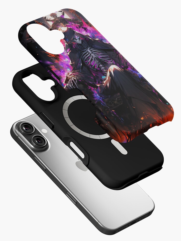 Thumbnail 2 of 4, iPhone Case, Flames of Dominance: The Necromancer's Reign designed and sold by CasualCommander.