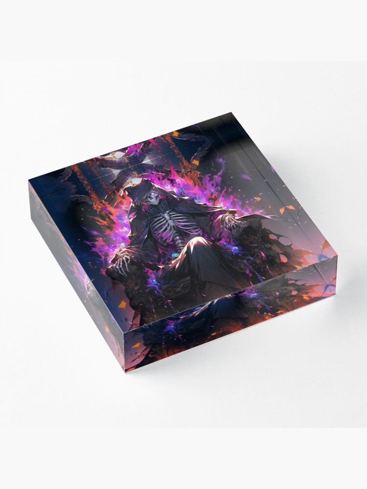Thumbnail 3 of 5, Acrylic Block, Flames of Dominance: The Necromancer's Reign designed and sold by CasualCommander.