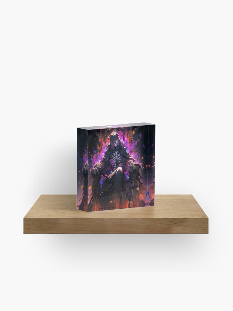 Thumbnail 1 of 5, Acrylic Block, Flames of Dominance: The Necromancer's Reign designed and sold by CasualCommander.