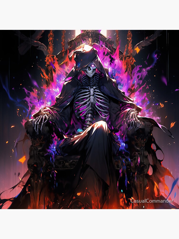 Thumbnail 5 of 5, Acrylic Block, Flames of Dominance: The Necromancer's Reign designed and sold by CasualCommander.