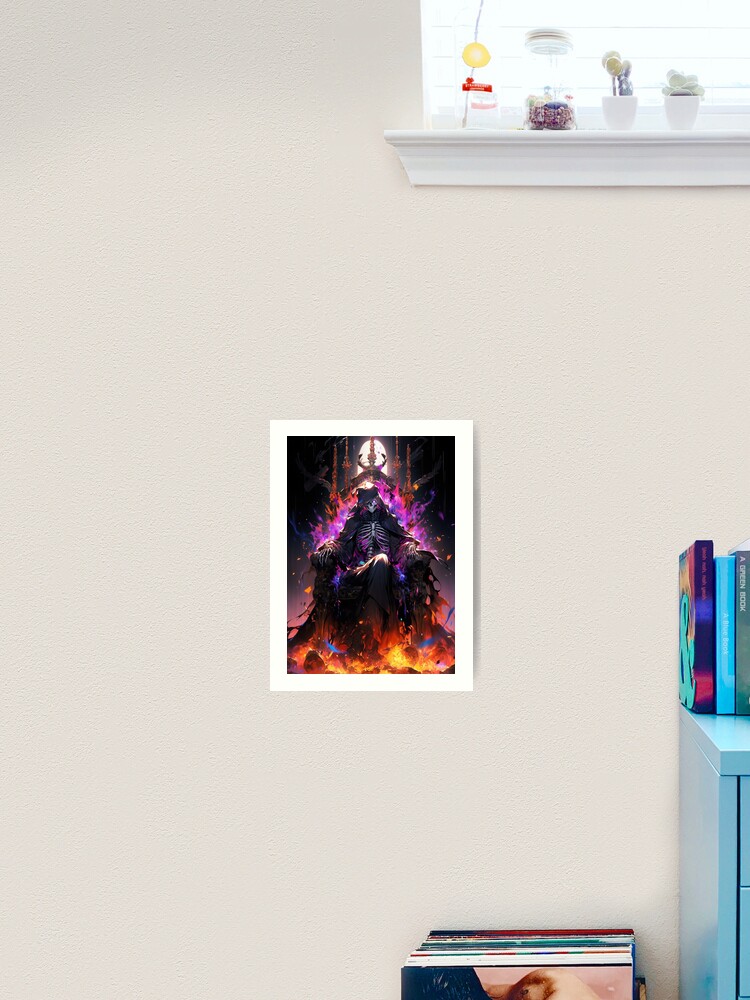 Thumbnail 1 of 3, Art Print, Flames of Dominance: The Necromancer's Reign designed and sold by CasualCommander.