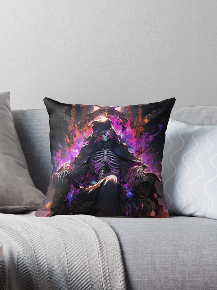 Thumbnail 1 of 4, Pillow, Flames of Dominance: The Necromancer's Reign designed and sold by CasualCommander.