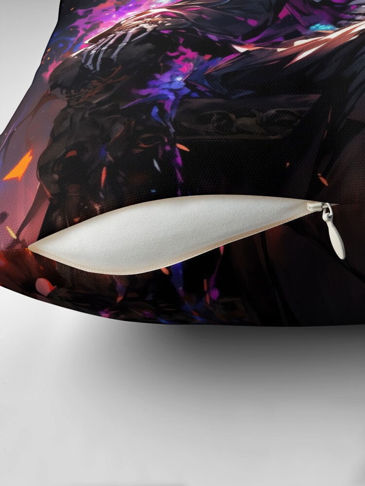Thumbnail 2 of 4, Pillow, Flames of Dominance: The Necromancer's Reign designed and sold by CasualCommander.