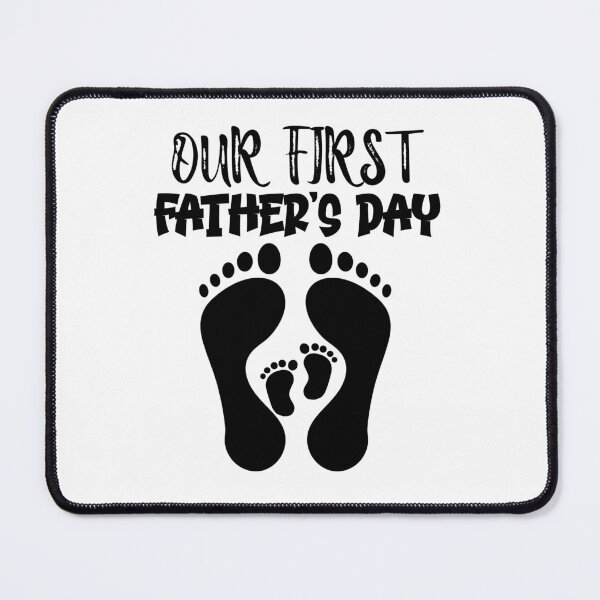 Item preview, Our First Father's Day Big Feet Little Feet Design designed and sold by MimsTees.