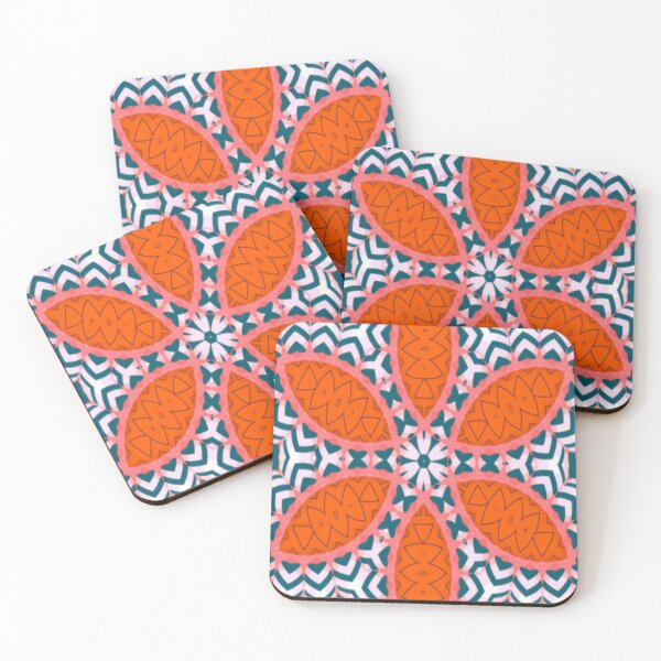 Item preview, Refreshing Blue and Invigorating Orange Motif designed and sold by Pinguwing.
