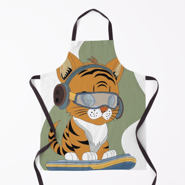 Item preview, Snowboarding baby tiger designed and sold by atedesigns.