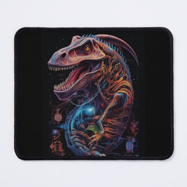 Item preview, Prehistoric Powerhouse: Cyborg Dinosaurs T-Shirt designed and sold by JLCableStudio.