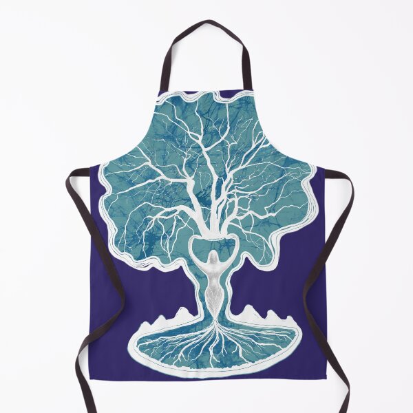Item preview, Tree of Life Mother Goddess batik style designed and sold by AuroraXGreen.