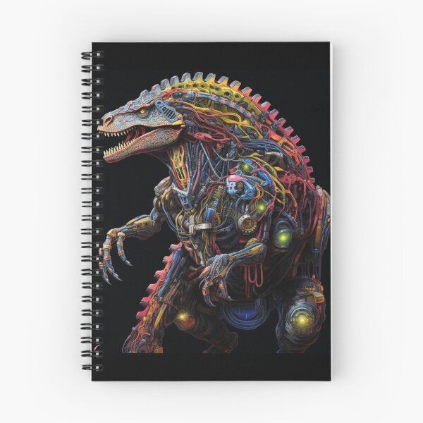 Item preview, Prehistoric Powerhouse: Cyborg Dinosaurs T-Shirt designed and sold by JLCableStudio.