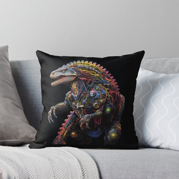 Item preview, Prehistoric Powerhouse: Cyborg Dinosaurs T-Shirt designed and sold by JLCableStudio.