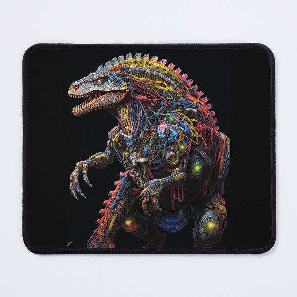 Item preview, Prehistoric Powerhouse: Cyborg Dinosaurs T-Shirt designed and sold by JLCableStudio.