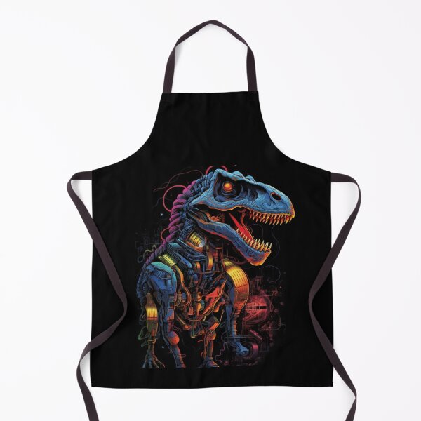 Item preview, Prehistoric Powerhouse: Cyborg Dinosaurs T-Shirt designed and sold by JLCableStudio.