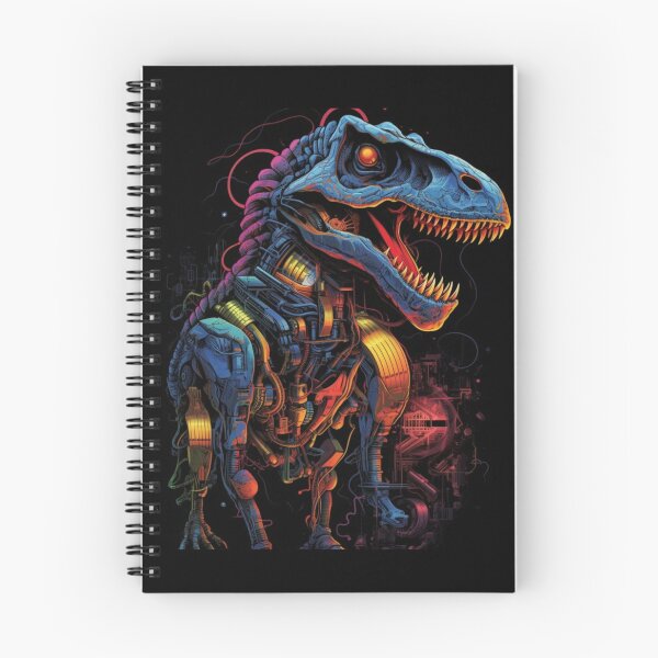 Item preview, Prehistoric Powerhouse: Cyborg Dinosaurs T-Shirt designed and sold by JLCableStudio.