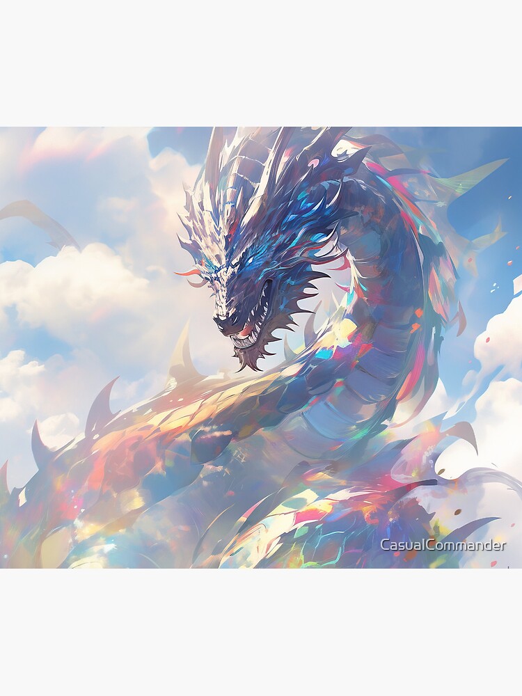 Thumbnail 5 of 5, Mouse Pad, Radiant Encounter: The Hero and the Prismatic Dragon designed and sold by CasualCommander.