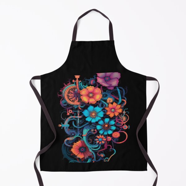 Item preview, Blossoms in Bytes: Cybernetic Flower Design T-Shirt designed and sold by JLCableStudio.