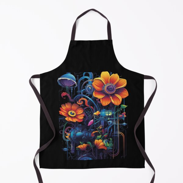 Item preview, Blossoms in Bytes: Cybernetic Flower Design T-Shirt designed and sold by JLCableStudio.