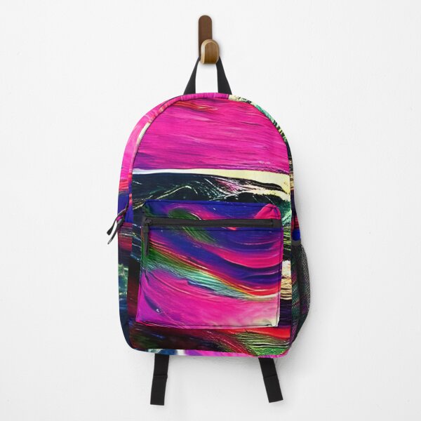 Item preview, Magenta Dusk: Otherworldly Ocean Sunset in Pink and Teal - Maximalist designed and sold by Bridie OBrien.
