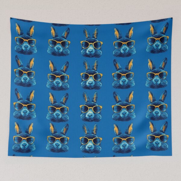 Item preview, Cool Blue Bunnies designed and sold by bunnyboxdesigns.