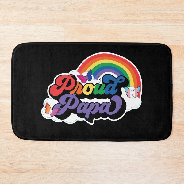 Item preview, Proud Papa, Celebrate Pride Month with LGBTQ Pride, Trans Pride designed and sold by DaniGirls.