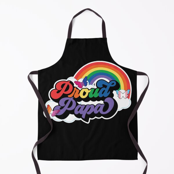 Item preview, Proud Papa, Celebrate Pride Month with LGBTQ Pride, Trans Pride designed and sold by DaniGirls.