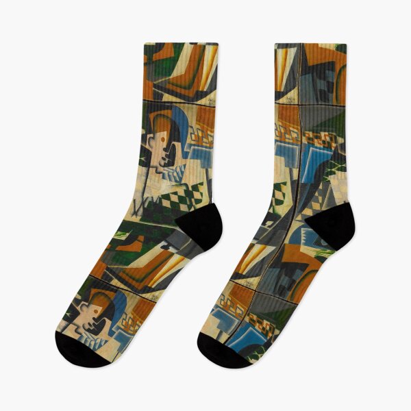 Item preview, Juan Gris Harlequin with a Guitar - Cubist 20th Century Art designed and sold by Talia Felix.