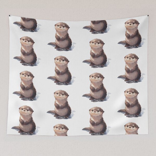 Item preview, Kawaii Otter designed and sold by TheBakaAnime.