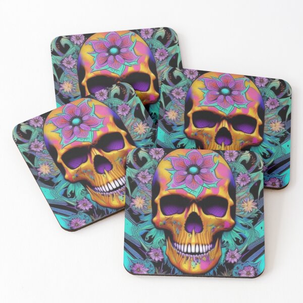 Item preview, Copie de Copie de Skull and flowers  designed and sold by Live4Create-Shop.