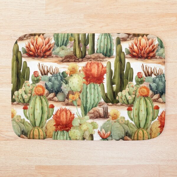 Item preview, Patrón sin fisuras de cactus acuarela designed and sold by PatternStudios.