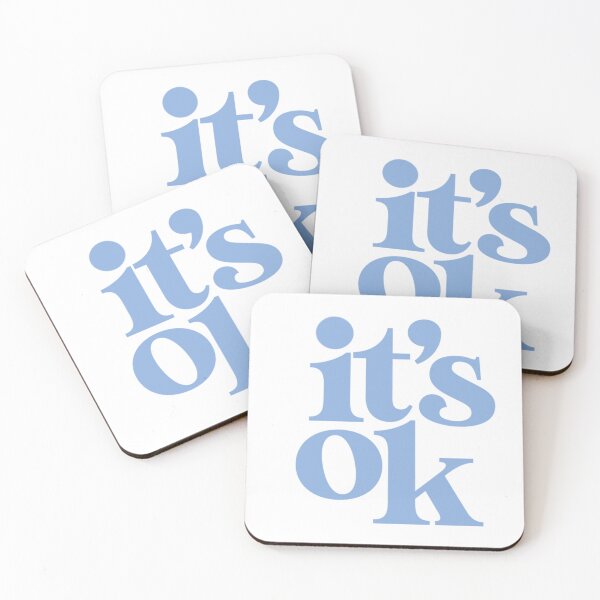 Item preview, it's ok light blue designed and sold by audreyperrry.