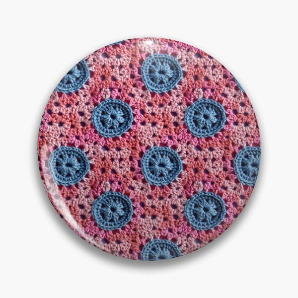 Item preview, Crafted Harmony: Seamless Crochet Pattern in Pink and Blue designed and sold by BloomingPixel.