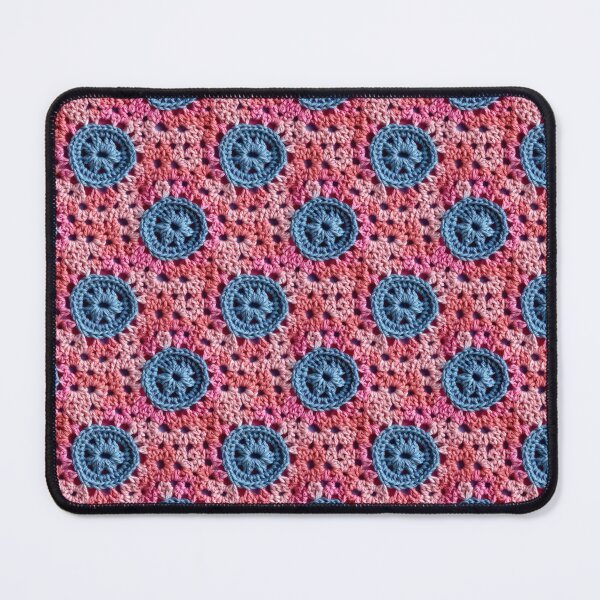 Item preview, Crafted Harmony: Seamless Crochet Pattern in Pink and Blue designed and sold by BloomingPixel.