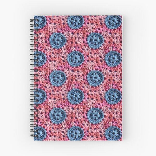 Item preview, Crafted Harmony: Seamless Crochet Pattern in Pink and Blue designed and sold by BloomingPixel.