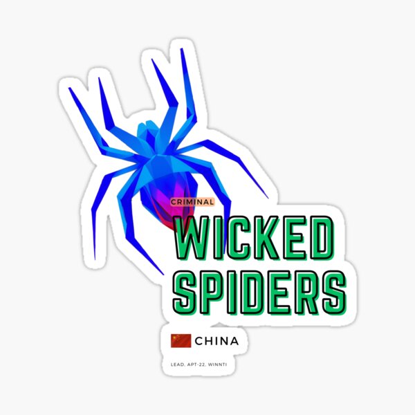 Threat Actors: Wicked Spiders Sticker