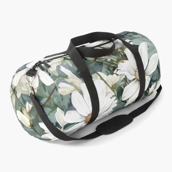 Aperçu de l'œuvre Modèle sans couture aquarelle fleurs blanches créée et vendue par PatternStudios.