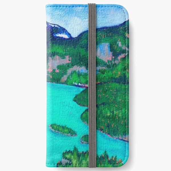 Diablo Lake, Cascade Mountains iPhone Wallet