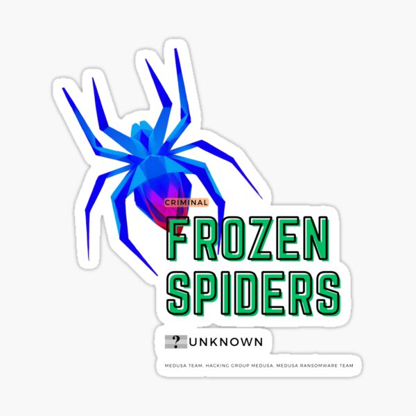 Threat Actors: Frozen Spiders Sticker