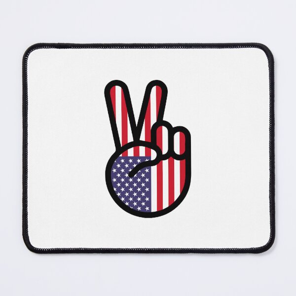 Item preview, American Flag Peace Sign  designed and sold by ReephShop ★★★★★.