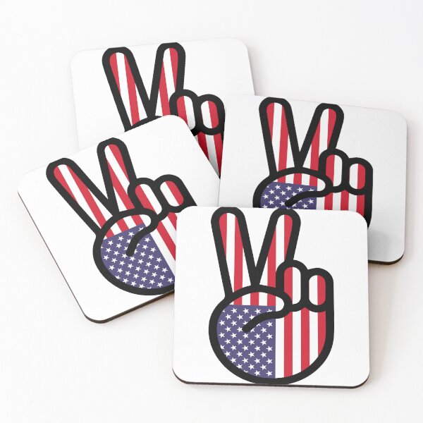 Item preview, American Flag Peace Sign  designed and sold by ReephShop ★★★★★.
